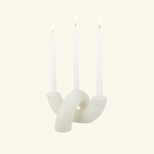 Design Collection | Minimalist Ceramic Holder | White
